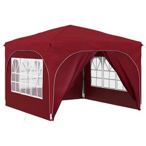 vidaXL Pop-up Partyzelt 290 x 290 x 245 cm Bordeauxrot