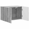 vidaXL TV-Wandschrank Graues Sonoma 59,5 x 31 x 40 cm Holzwerkstoff
