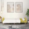 vidaXL Schlafsofa 2-Sitzer Gr&uuml;n Stoff