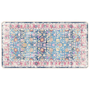vidaXL Teppich Waschbar Mehrfarbig 80x150 cm