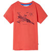 Kinder-T-Shirt Hellrot 116