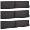 vidaXL St&uuml;tzmauer 6 stk. 100 x 12 x 40 cm Stahl Schwarz