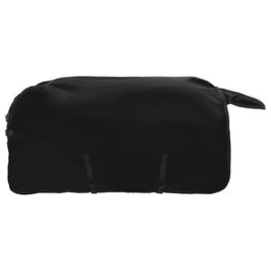 vidaXL Pferdedecke Voll Schwarz 75 cm Polyester