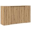 vidaXL Empfangstheke Artisan-Eiche 180x50x103,5 cm Holzwerkstoff