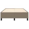 vidaXL Boxspringbettgestell Taupe 120x200 cm Stoff
