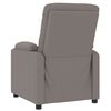 vidaXL Relaxsessel Elektrisch Taupe Stoff