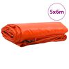 vidaXL Plane 650g / m&sup2; Orange 5 x 6 m Canvas mit PVC-Beschichtung
