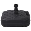 vidaXL Sonnenschirmst&auml;nder Sand/Wasser 24 L Schwarz