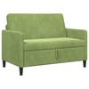 vidaXL Sofa mit Stauraum Hellgr&uuml;n 122 x 78 x 87 cm Polyester