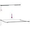 vidaXL Einziehbare Markise Mehrfarbig 500 x 300 cm