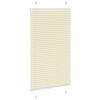 vidaXL Plissee Creme 75x150 cm Stoffbreite 74,4 cm Polyester