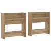 vidaXL Schuhschrank 2 Stk. 60 x 18 x 60 cm Holzwerkstoff Artisan-Eiche