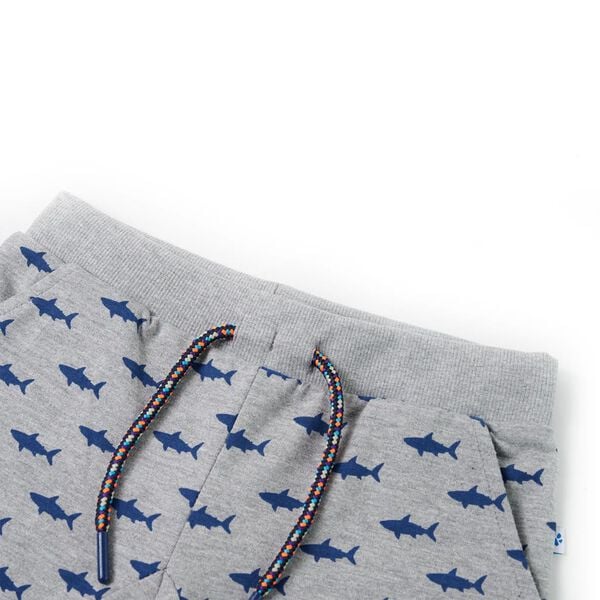 Kindershorts mit Kordelzug Hellkhaki Melange 92