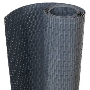 vidaXL Balkon-Sichtschutz Anthrazit 300x90 cm Poly Rattan