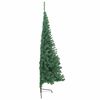 vidaXL K&uuml;nstlicher vorbeleuchteter Weihnachtsbaum Gr&uuml;n 240 cm PVC