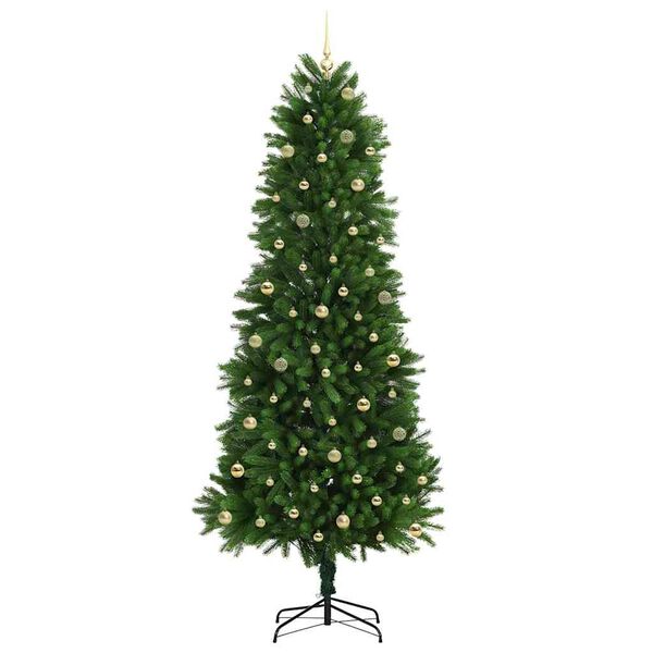 vidaXL Weihnachtsbaum mit 300 LEDs mit St&auml;nder Gr&uuml;n 240 cm PE