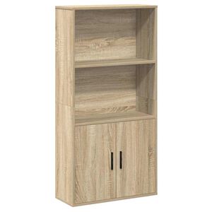 vidaXL B&uuml;cherregal Sonoma-Eiche 60x24x120 cm Holzwerkstoff