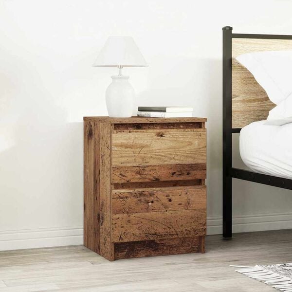 vidaXL TV-Schrank Altholz-Optik 40x35x54 cm Holzwerkstoff