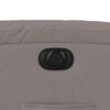 vidaXL Relaxsessel mit Aufstehhilfe Elektrisch Taupe Stoff