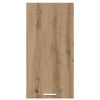 vidaXL H&auml;ngeschrank mit T&uuml;r Artisan-Eiche und Wei&szlig; 40 x 31 x 80 cm