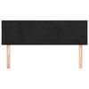 vidaXL Kopfteile 2 Stk. Schwarz 72x5x78/88 cm Samt