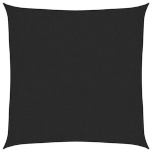 vidaXL Sonnensegel 160 g/m&sup2; Schwarz 2x2 m HDPE