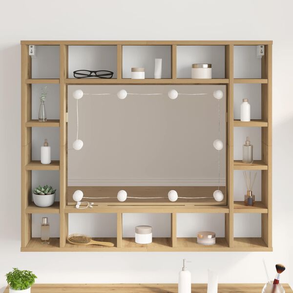 vidaXL Spiegelleuchten 2 pcs Wei&szlig; 4,5 x 4,5 x 4,8 cm Kunststoff