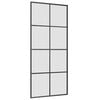 vidaXL Schiebet&uuml;r mit Beschlag 90x205 cm ESG-Glas & Aluminium
