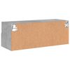 vidaXL TV-Wandschrank Betongrau 80x30x30 cm Holzwerkstoff
