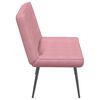 vidaXL Sitzbank Rosa 110x74x84 cm Samt