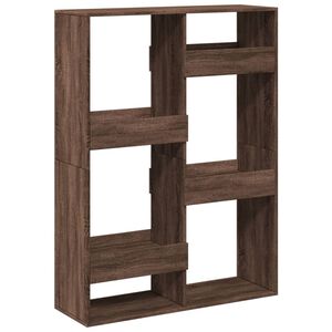 vidaXL B&uuml;cherregal Braun Eichen-Optik 100x33x135 cm Holzwerkstoff