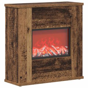vidaXL Elektrokamin Altholz 47 x 18 x 48 cm Holzwerkstoff