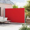 vidaXL Seitenmarkise Ausziehbar 220x500 cm Rot