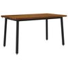 vidaXL Quadratischer Esstisch 140 x 90 x 75 cm Massivholz Akazie Natur