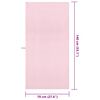 vidaXL Sporthandt&uuml;cher 2 pcs Rosa 140 x 70 cm Polyester und Polyamid