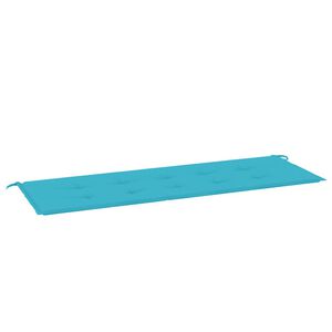 vidaXL Gartenbank-Auflage T&uuml;rkis 150x50x3 cm Oxford-Gewebe