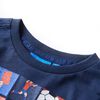 Kinder-Langarmshirt Marineblau Melange 128