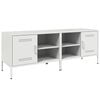 vidaXL TV-Schr&auml;nke 2 Stk. Wei&szlig; 68x39x50,5 cm Stahl