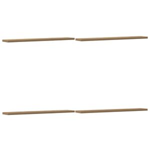 vidaXL Regalb&ouml;den 4 Stk. Artisan-Eiche 60x10x1,5 cm Holzwerkstoff