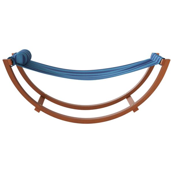 vidaXL Schaukelhängematte für Kinder Blau Streifen Stoff