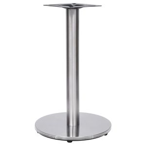 vidaXL Bistrotisch-Gestell Silbern &Oslash;45x72 cm Edelstahl