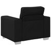 vidaXL Sofa Schwarz Gesamtabmessungen: 100 x 80 x 82 cm (B x T x H)