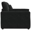 vidaXL Modulares Sofa Endmodul mit Armlehne Kissen Schwarz 100 cm