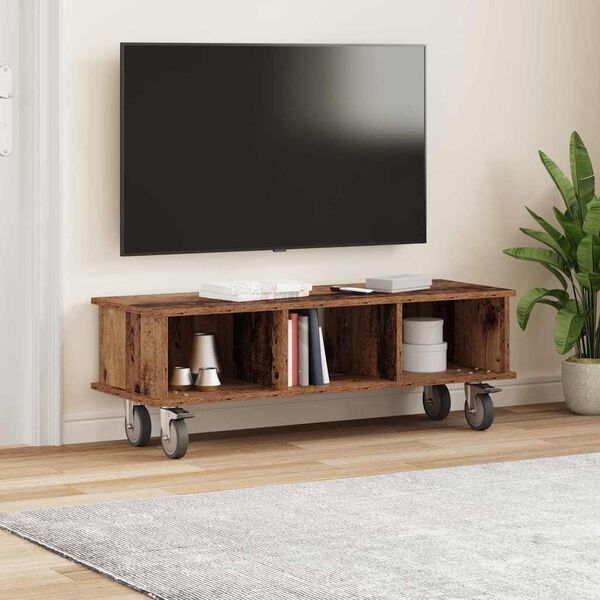 vidaXL TV-St&auml;nder Altholz 100 x 35 x 35 cm Holzwerkstoff