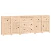 vidaXL Sideboard 230x35x80 cm Massivholz Kiefer