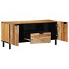 vidaXL TV-Schr&auml;nk Solid Acacia Wood 105 x 33 x 46 cm Massivholz Akazie