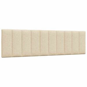 vidaXL Kopfteil-Kissen "Hanko" Creme 180 cm Stoff