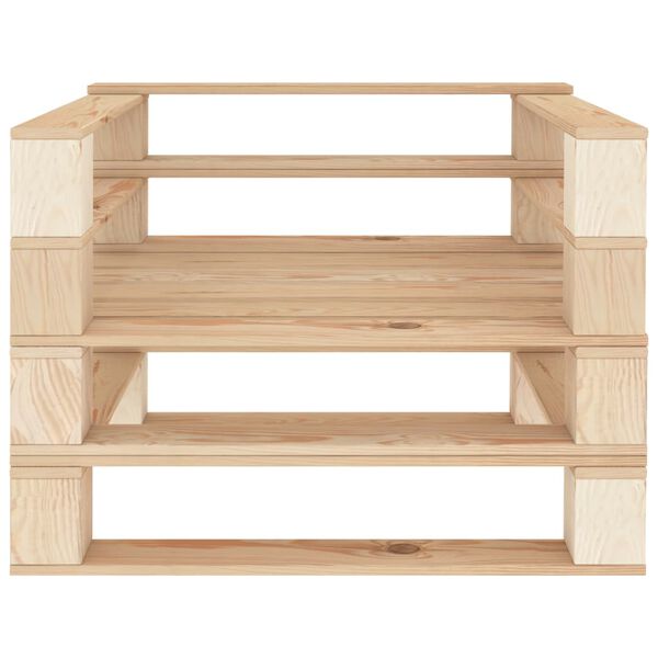 vidaXL 5-tlg. Garten-Lounge-Set aus Paletten Holz