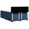 vidaXL Boxspringbett mit Matratze Blau 140x200 cm Stoff