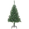 vidaXL Weihnachtsbaum mit 300 LEDs mit St&auml;nder Gr&uuml;n 180 cm PVC